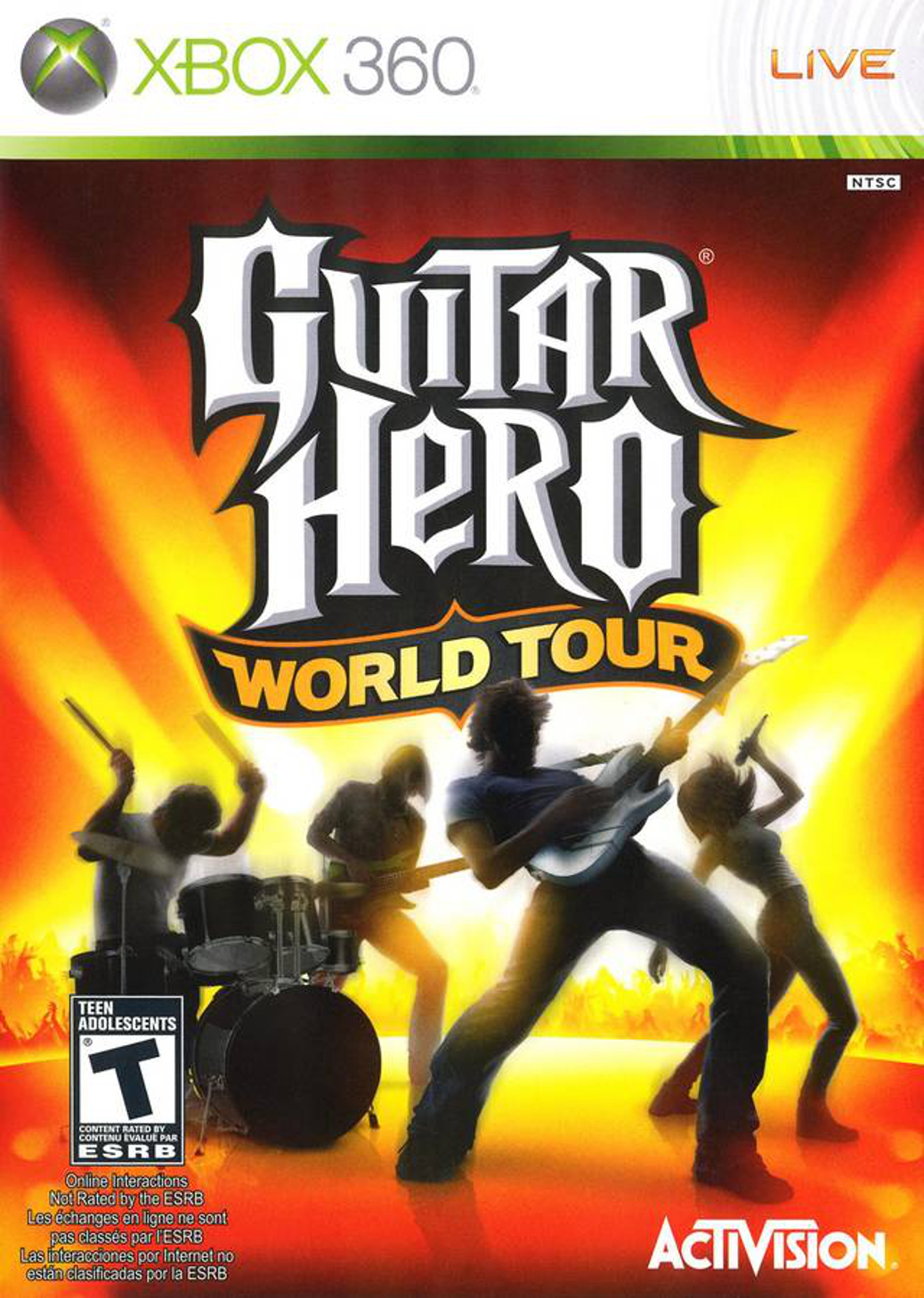 guitar hero world tour xbox