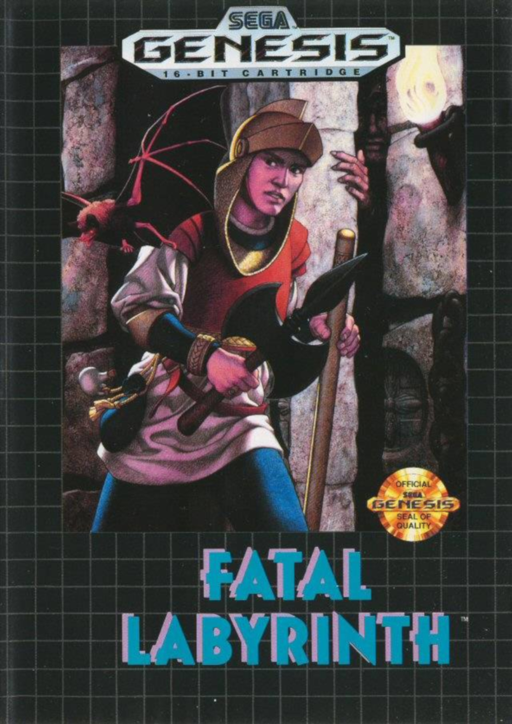Fatal Labyrinth - Sega Genesis - North American Box Art